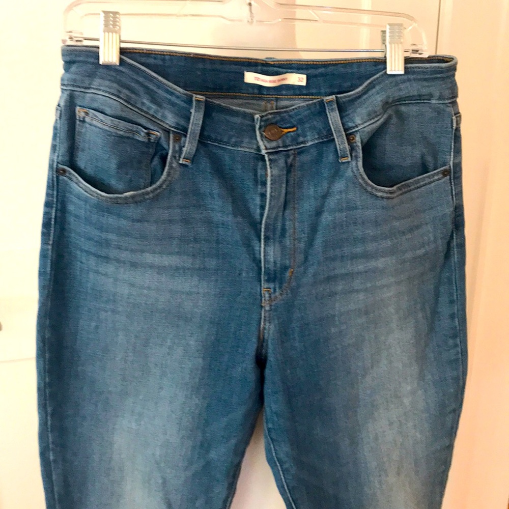 Levi's 721 Classic Women's Blue Denim Jeans 32"